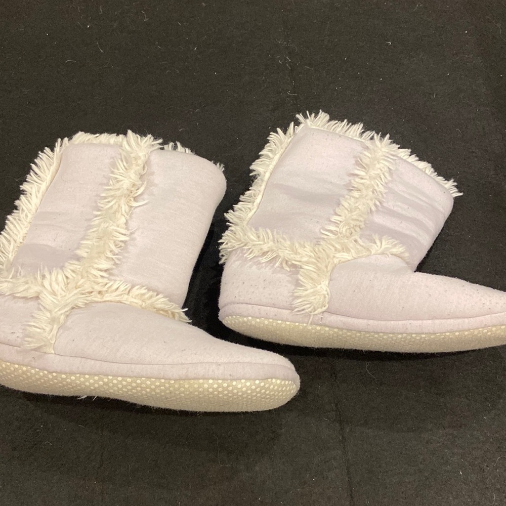 Kids Restoration Hardware Slipper Booties, size youth L